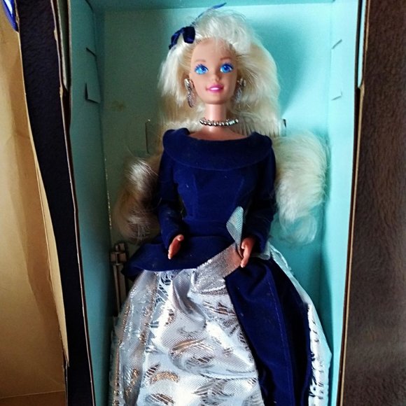 avon special edition winter velvet barbie